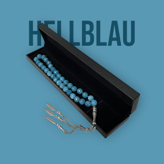 Naturstein Tesbih Hellblau